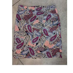Tommy Hilfiger - Paisley‎ Floral Pencil Print Skirt - Size 4